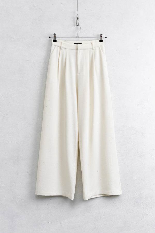 Pantaloni palazzo glitter