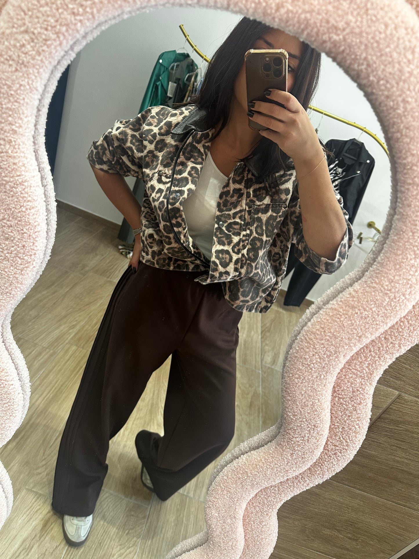 Jogger gamba ampia
