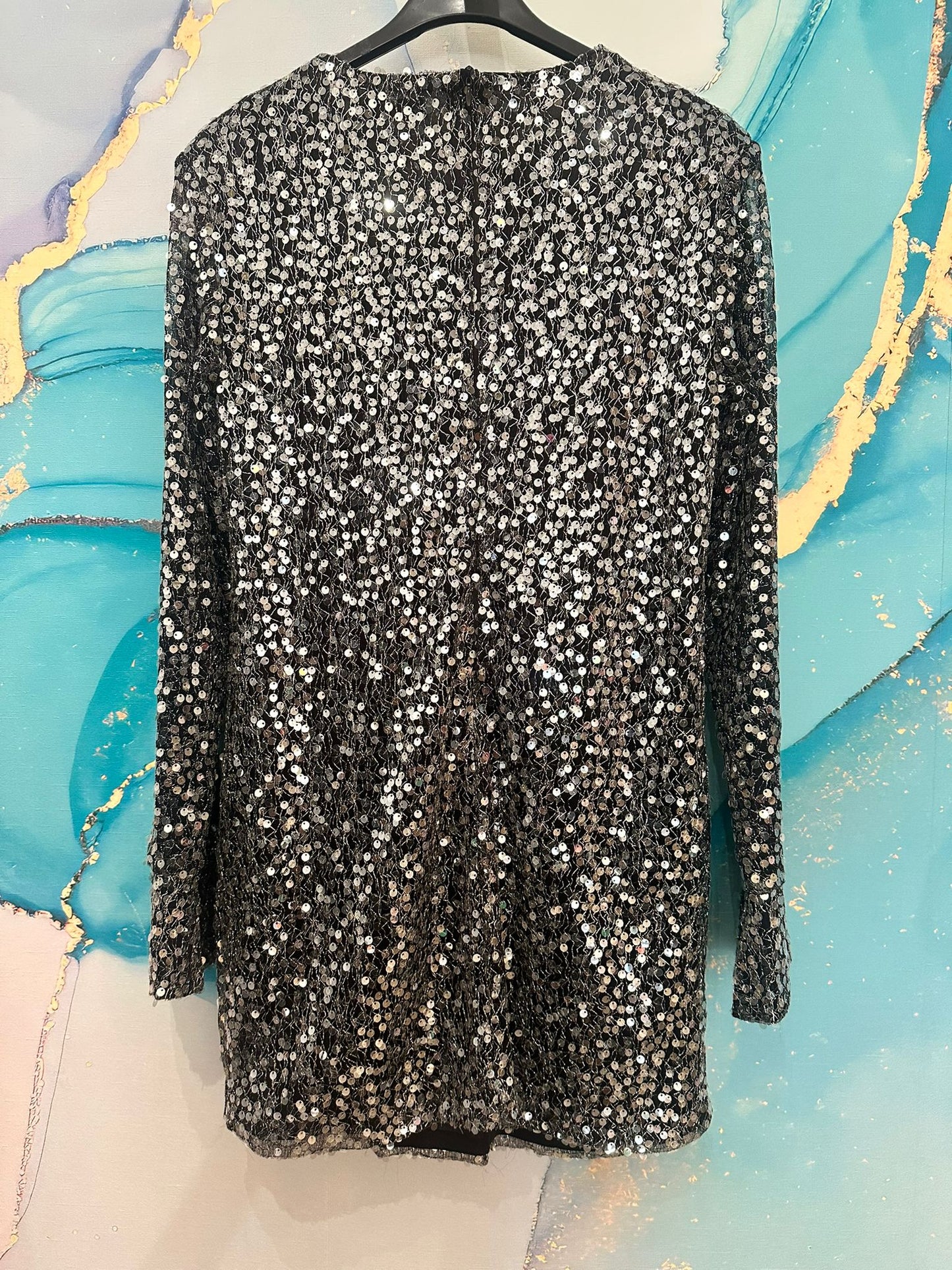Mini abito con paillettes