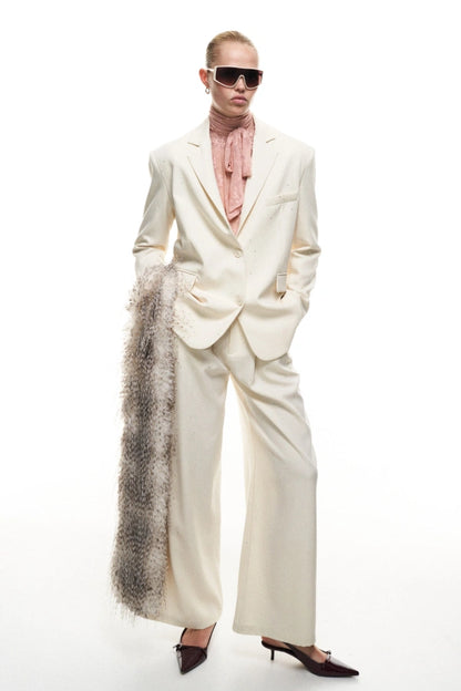 Pantaloni palazzo glitter