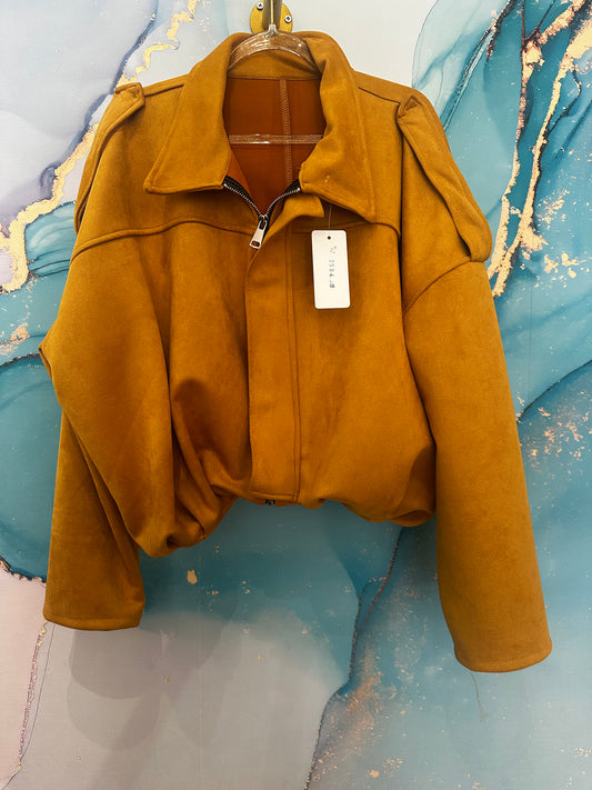 Bomber suede