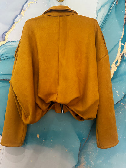 Bomber suede